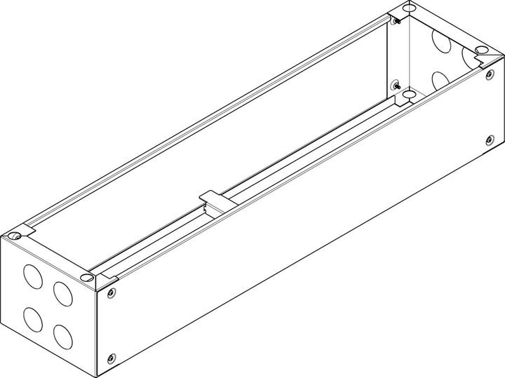 Produktbild ABN UF420 Standsockel RAL7022 B/H/T 1090/200/280mm