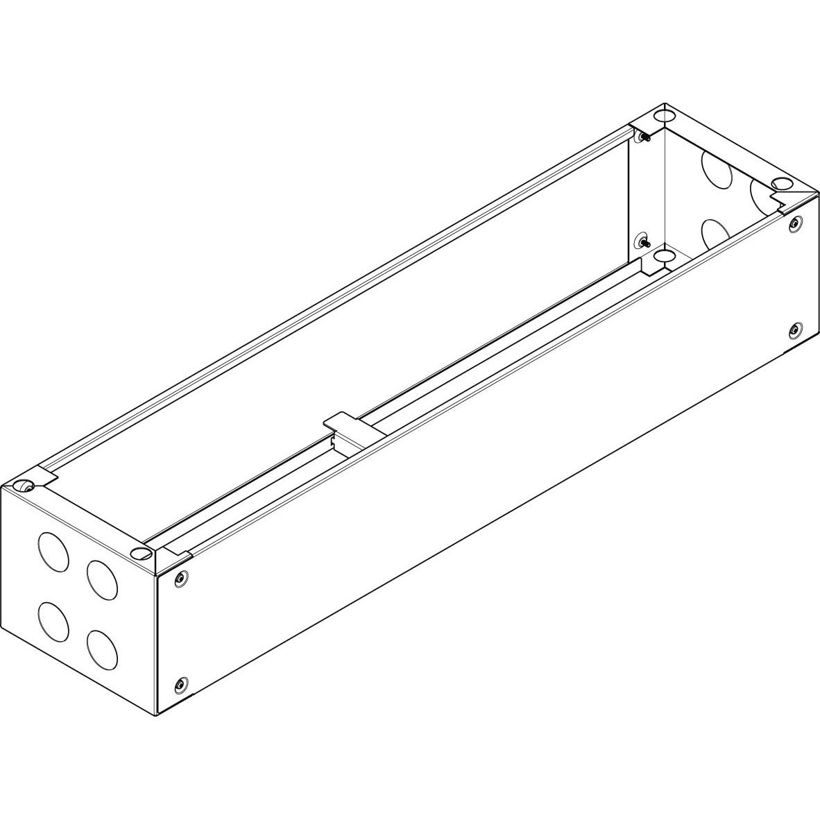 ABN, Verteilerschrank Zubehör, UF420 Standsockel RAL7022 B/H/T 1090/200/280mm