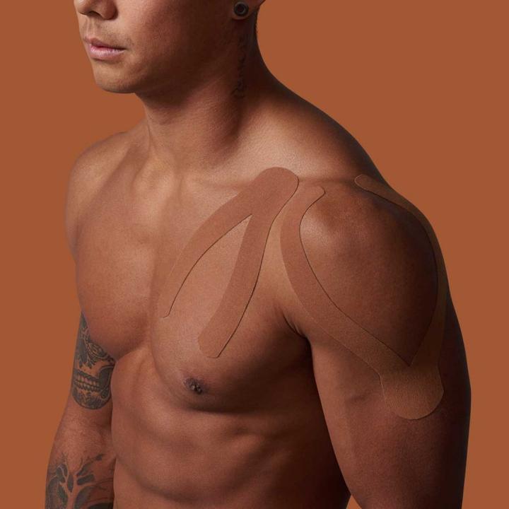 Actual product image K-Tape My Skin medium brown (5 m)