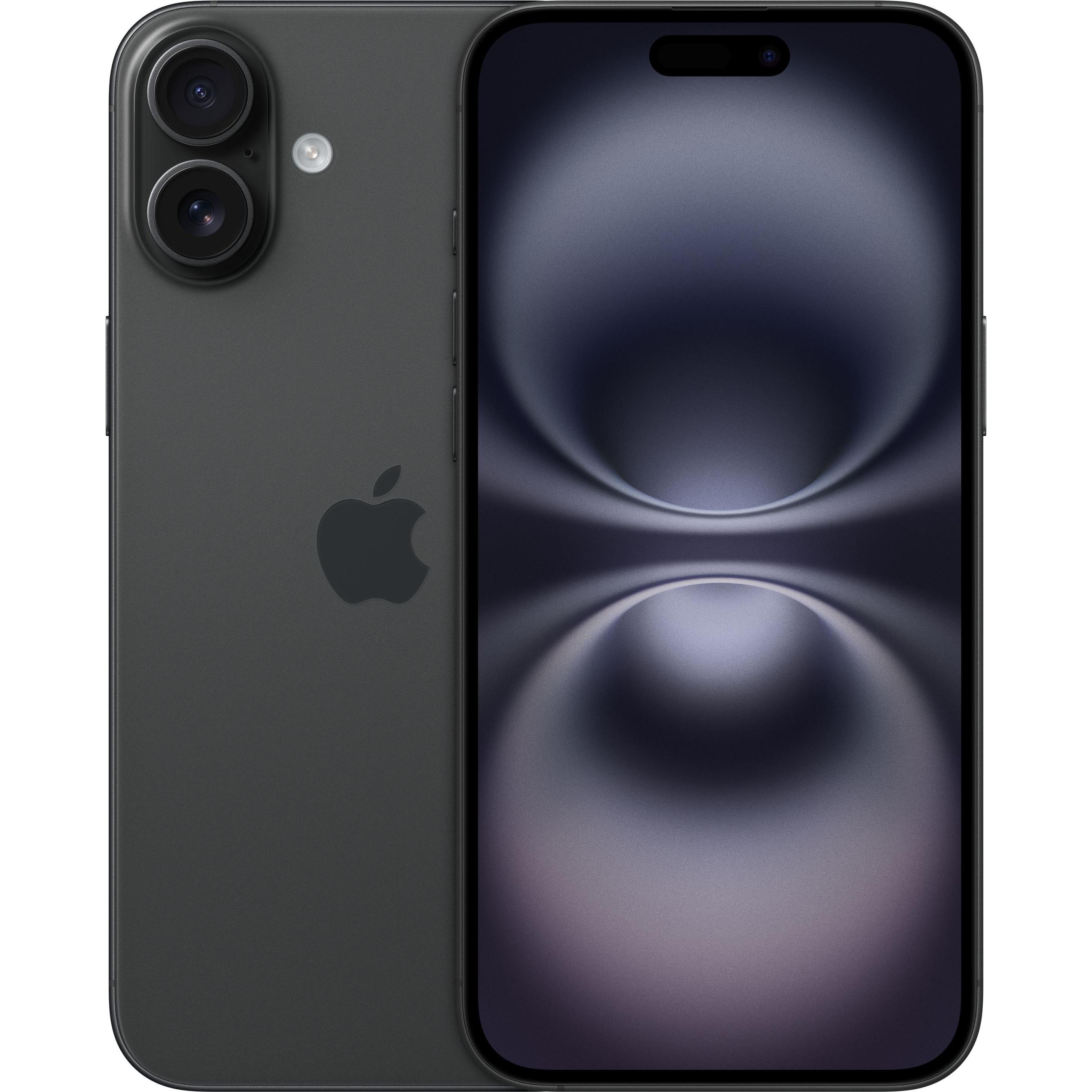 Apple iPhone 16 Plus (512 GB, Black, 6.70", SIM + eSIM, 48 Mpx, 5G), Smartphone, Schwarz