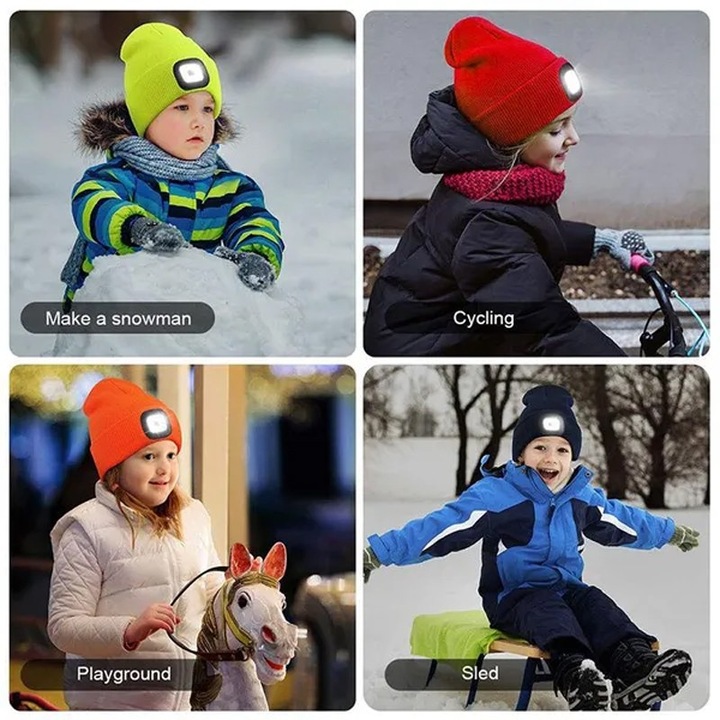 Produktbild Out of the blue Beanie-Mütze mit LED Licht Universalgrösse Schwarz