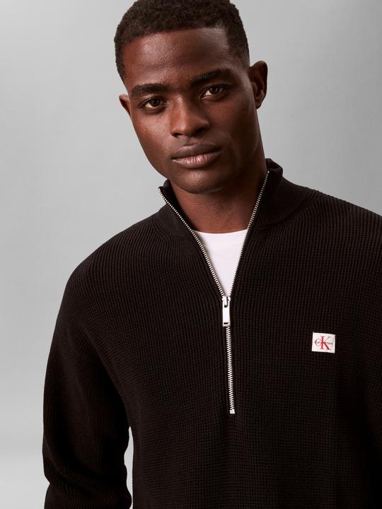 Produktbild Calvin Klein Jeans Ls Ez Cotton Waffle Quarter Zip (XL)