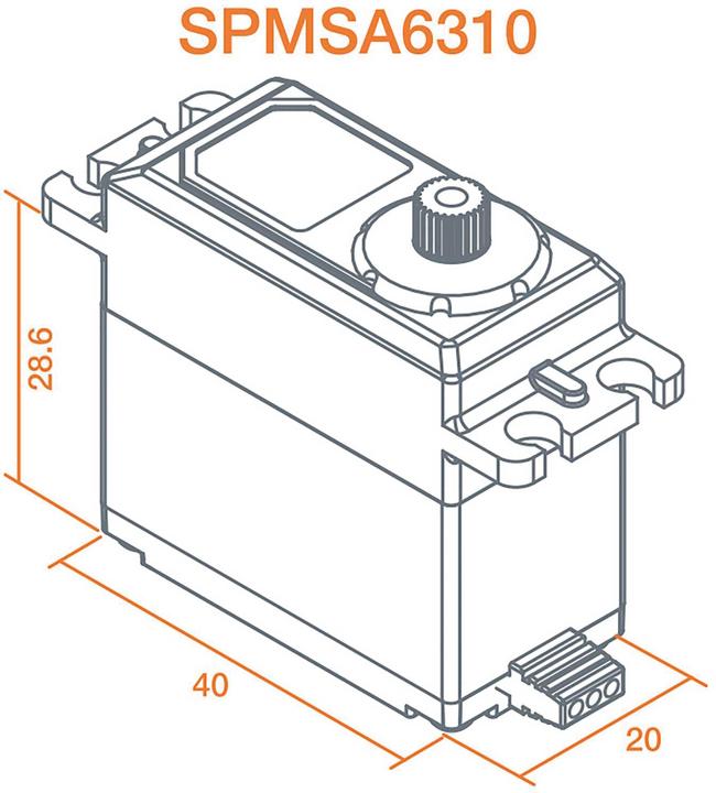 Produktbild Spektrum Servo A6310 Ultra Torque High Speed Metal BL HV