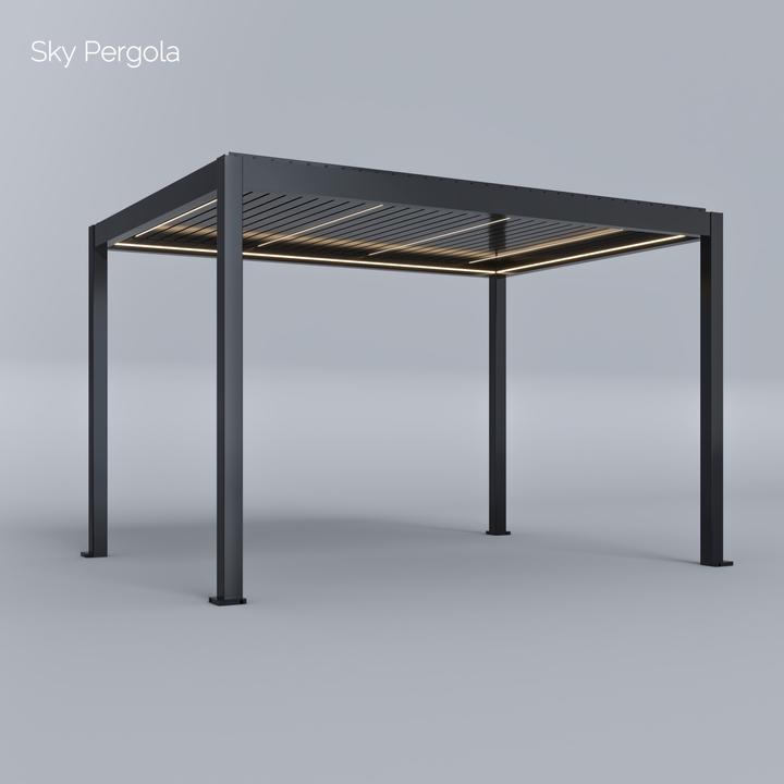 Immagine prodotto Spa Solutions Pergola in alluminio SkyMotion LED 3m x 4m (400 cm, 300 cm)