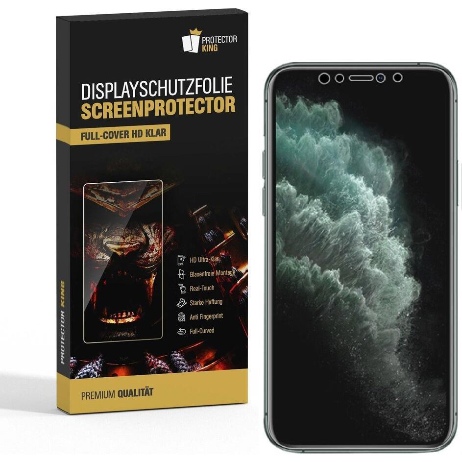Protectorking 1x Premium Displayschutzfolie 3D KLAR (1 Stück, Apple iPhone 11 Pro Max), Smartphone Schutzfolie