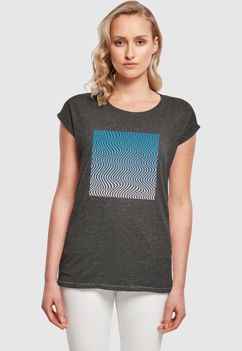 Produktbild Merchcode Ladies Summer - Wavy Pattern T-Shirt - 112601 (5XL)