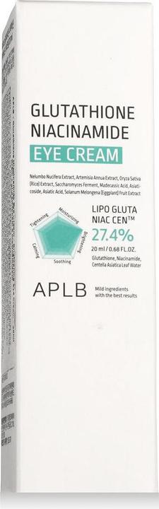 Produktbild Aplb Glutathione Niacinamide Eye Cream Lipo Gluta Niac 27.4% 0.68 (Augenpflege Crème, 0.68 ml, Tag + Nacht)
