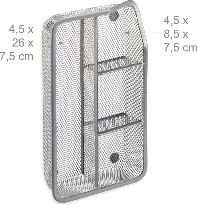 Image du produit Relaxdays Organiseur de bureau 4 compartiments