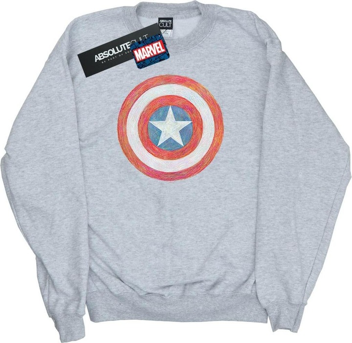 Produktbild Captain America Sketched Shield Sweatshirt (XL)