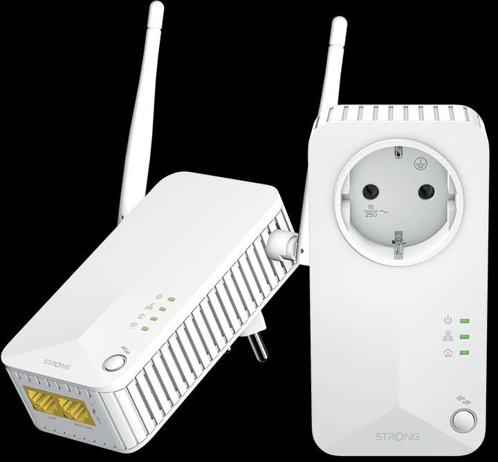Actual product image Strong Powerline Wi-Fi 600 Kit EU V2 2-pack (600 Mbit/s)