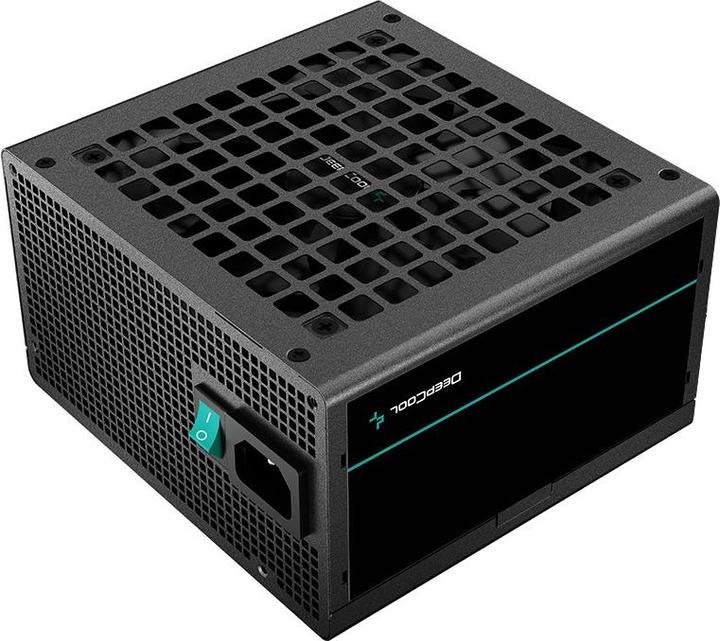 Actual product image Deepcool PF550 550W 80 PLUS Standard PSU, ATX12V V2.4, Black (550 W)