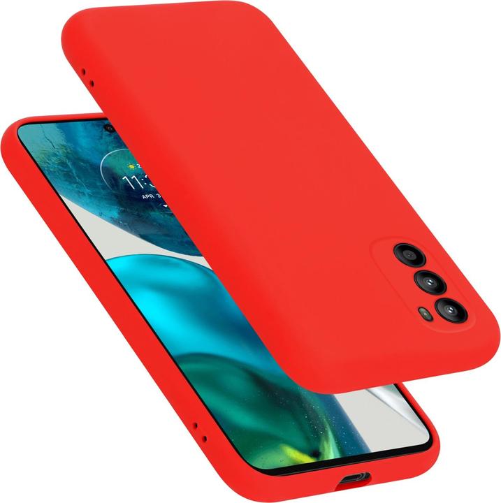 Actual product image Cadorabo TPU Liquid Silicone Case Cover for Motorola MOTO G52 4G / G82 5G (Motorola Moto G82 5G)