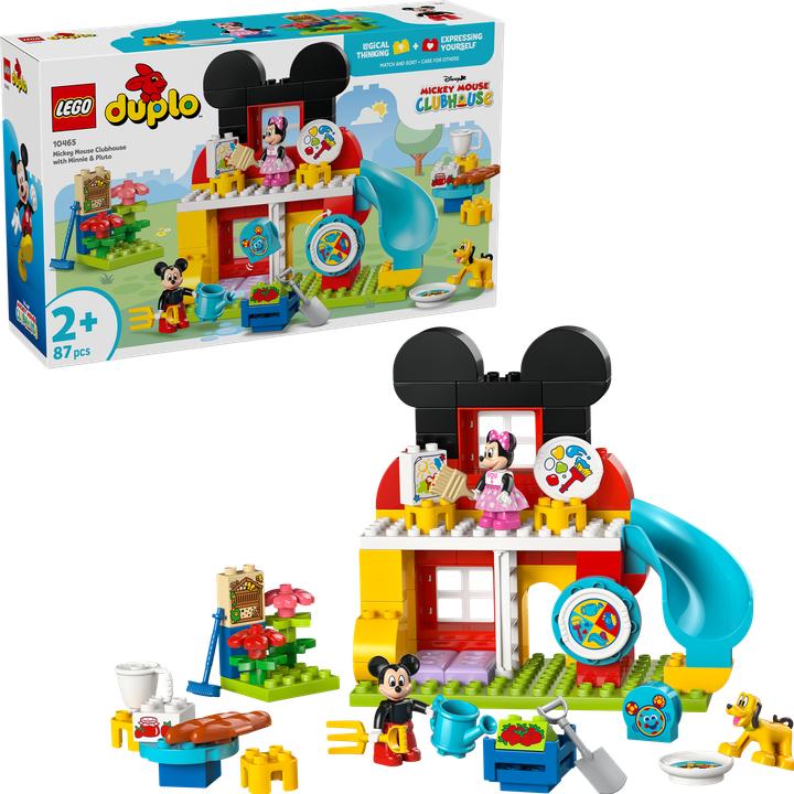 Actual product image LEGO Disney Mickey Mouse Wonder House with Minnie and Pluto (10465)