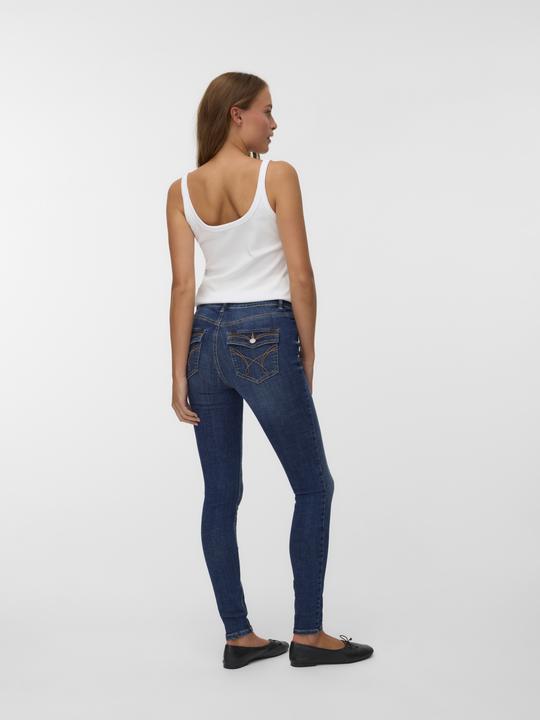 Produktbild Vero Moda VMFLASH Mid Rise Skinny Fit Jeans Skinny Jeans (30)