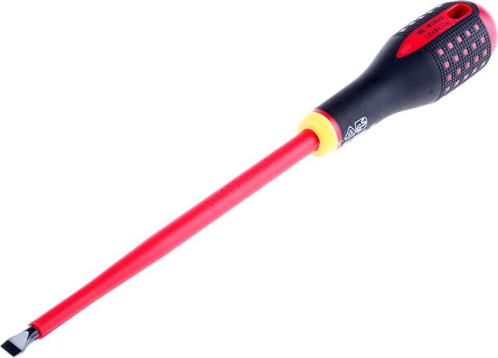 Produktbild Bahco BE-8065S - ERGO Isolierter Schraubendreher für Schlitzschrauben mit 3-Komponenten-Griff, VDE (Schlitzschrauben)