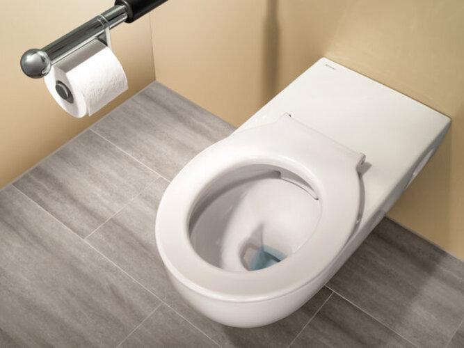 Produktbild Geberit splrandloses Tiefspl-WC Renova Comfort wei wandhngend mit Beschichtung 208570