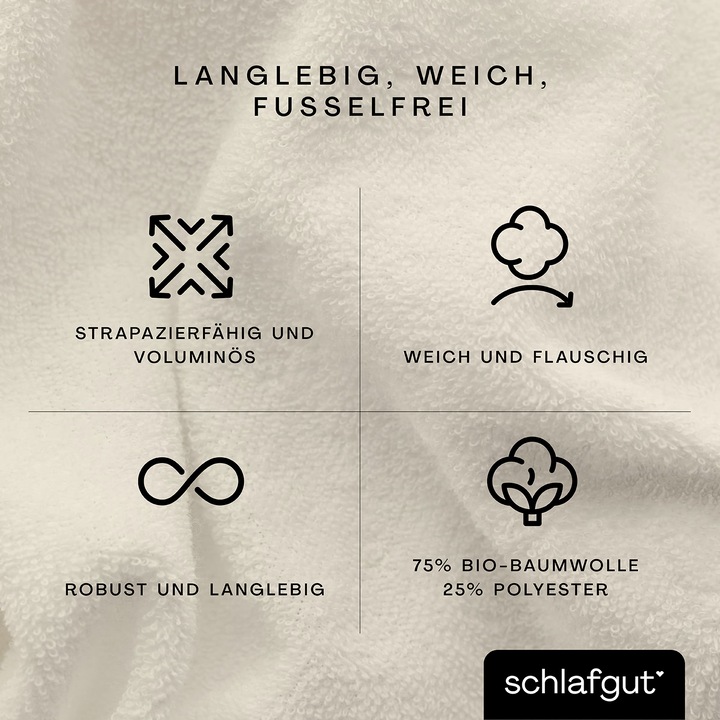 Actual product image schlafgut Frottex (180 x 200 - 200 x 220 cm)