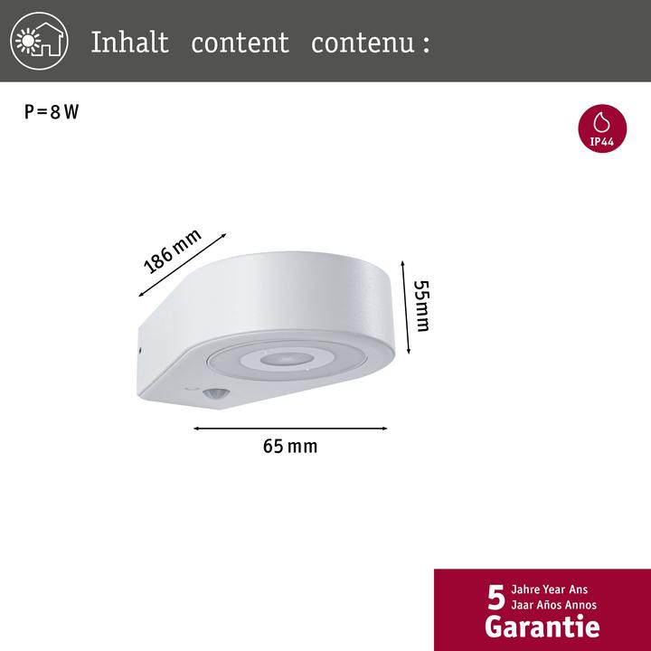 Actual product image Paulmann Silma outdoor wall light (800 lm, IP44)