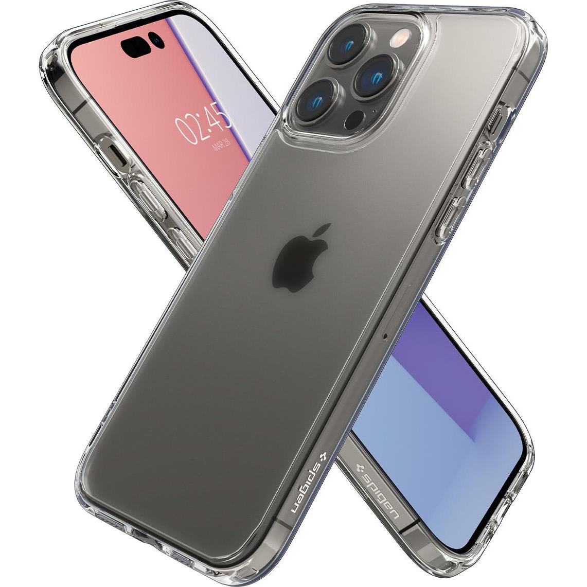 Thumbnail - Spigen Ultra Hybrid Case für Apple iPhone 14 Pro - frost clear (Apple iPhone 14 Pro), Smartphone Hülle, Transparent