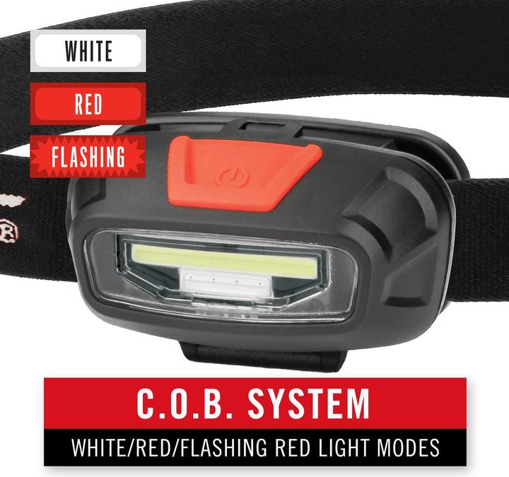 Produktbild Coast FL13 Stirnlampe 255 Lumen mit rotem & weissem Licht (255 lm)