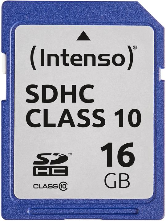 Produktbild Intenso SDHC-Karte 16GB Klasse 10 (16 GB, SDHC, U1, UHS-I)