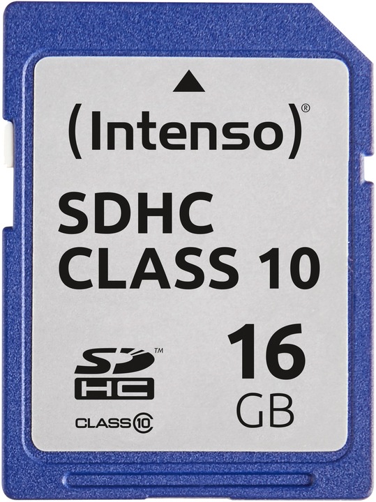 Image du produit Intenso Carte SDHC 16GB Classe 10 (16 Go, SDHC, U1, UHS-I)
