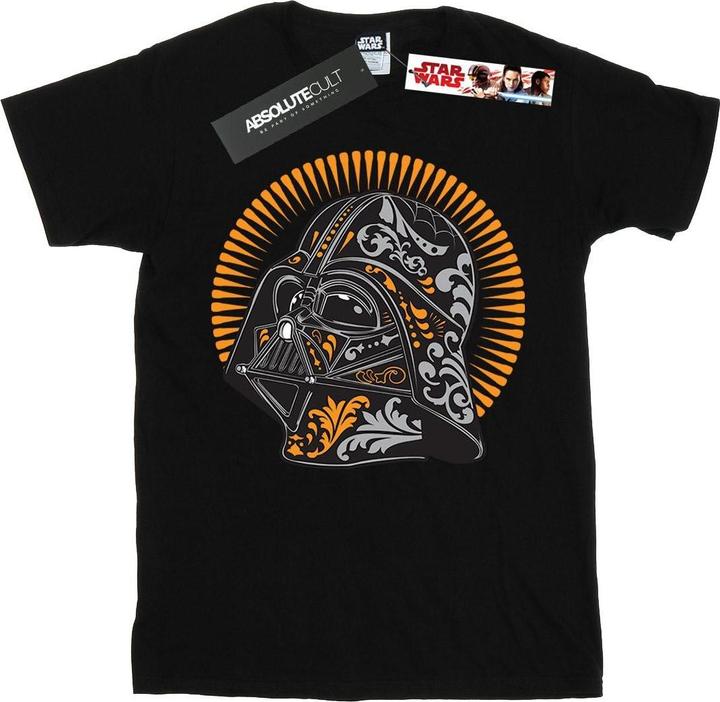 Actual product image Star Wars Boys Darth Vader Dia De Los Muertos T-Shirt (128)