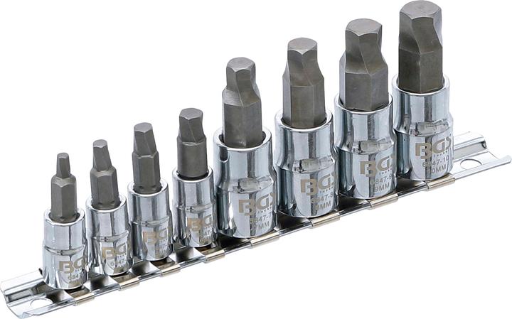 Image du produit BGS Jeu d'extracteurs de vis | 6,3 mm (1/4") / 10 mm (3/8") | pour six pans creux 3 -10 mm | 8 pièces