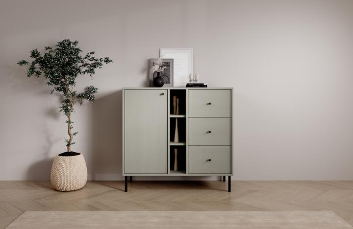 Produktbild ADRK Furniture Tili 1D 3S 3P Kommode (100.50 x 40.80 x 95 cm)