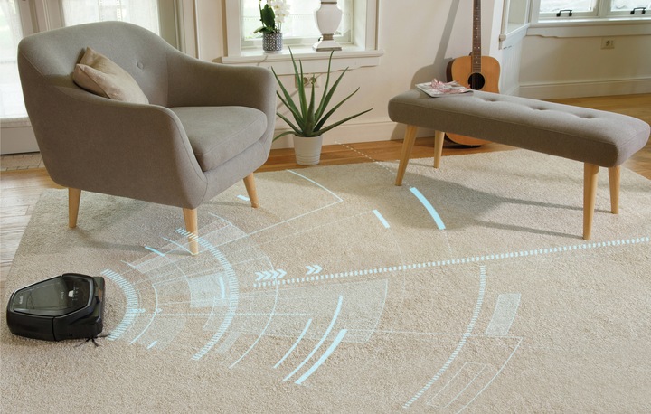 Actual product image Gorenje Small appliances RVC 216BK SW SAUG WIPING ROBOT 21.6V (Robot vacuum)