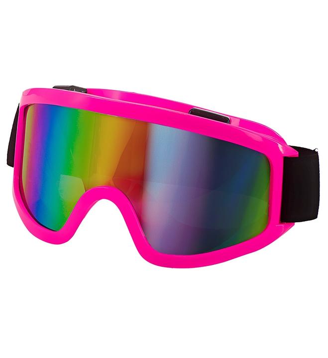 Image du produit Widmann Lunettes de ski rose fluo années 80