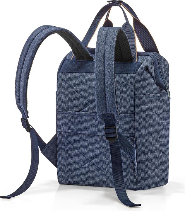 Produktbild reisenthel Rucksack Allrounder R Herringbone Dark Blue (12 l)