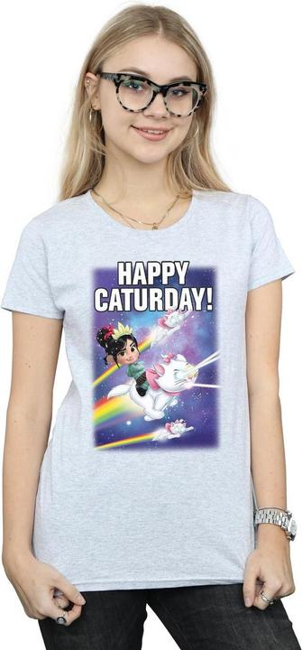 Immagine prodotto Disney Wreck It Ralph Happy Caturday Maglietta Donna (XL)