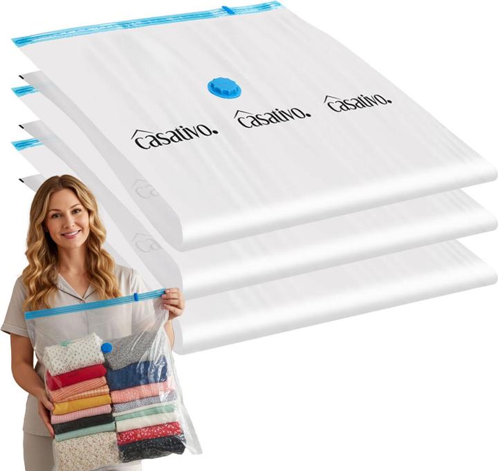 Actual product image Casativo Set of 3 vacuum bags, compression with hoover, 60 x 80 cm