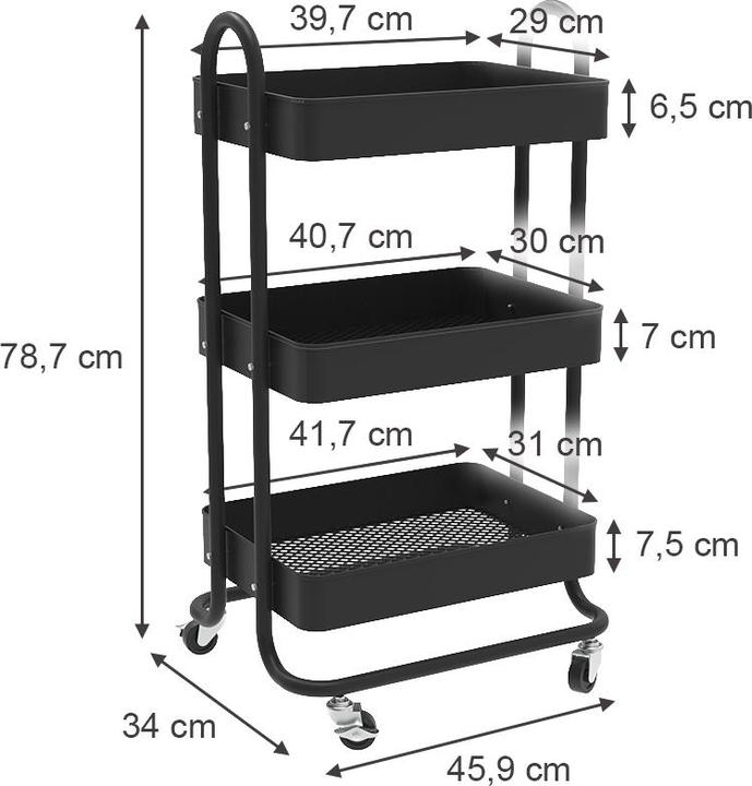 Produktbild Vicco Tron (46 x 34 x 79 cm)