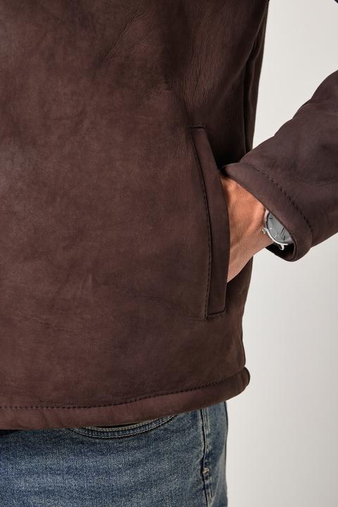 Immagine prodotto JP1880 Giacca di vera pelle nappa d'agnello con interno in teddy, fino alla tg. 7XL (5XL)