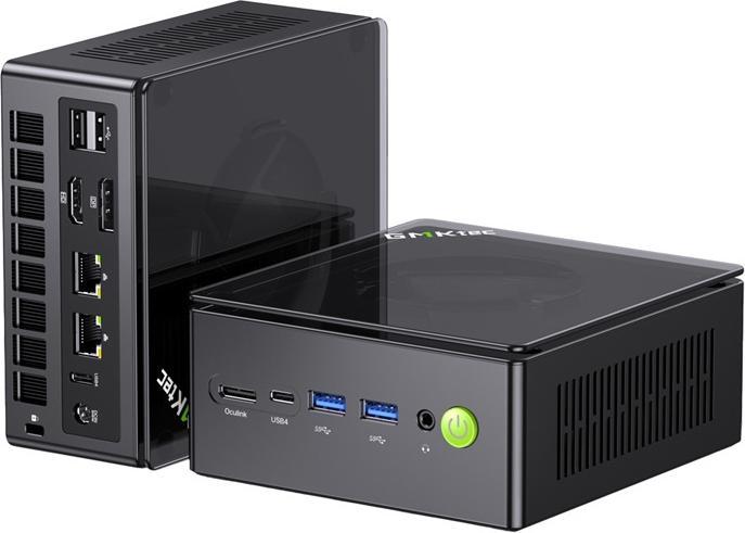 Produktbild GMKtec Mini PC K8 Ryzen 7 8845HS 32GB RAM + 1TB WIN 11 Pro (AMD Ryzen 7 8845HS, 32 GB, 1000 GB, Radeon 780M)