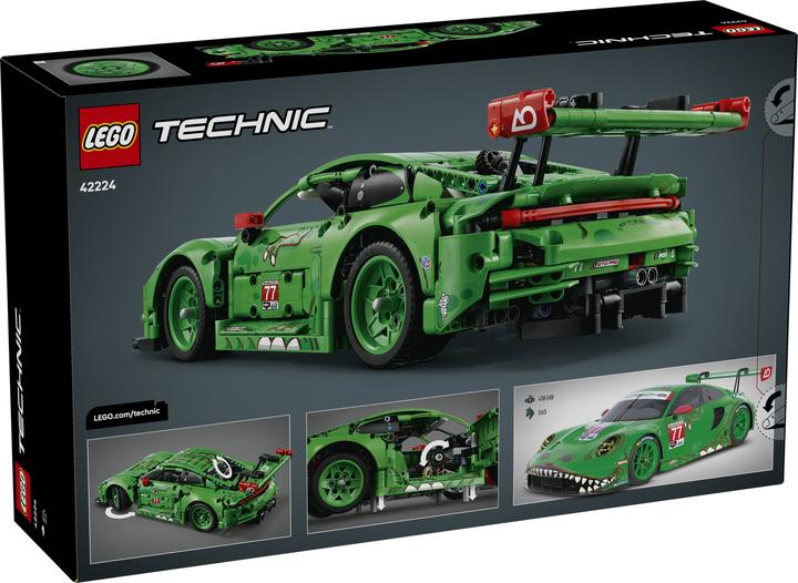 Image du produit LEGO Porsche 911 GT3 R Rexy AO Racing Rennwagen (42224, LEGO Technic)
