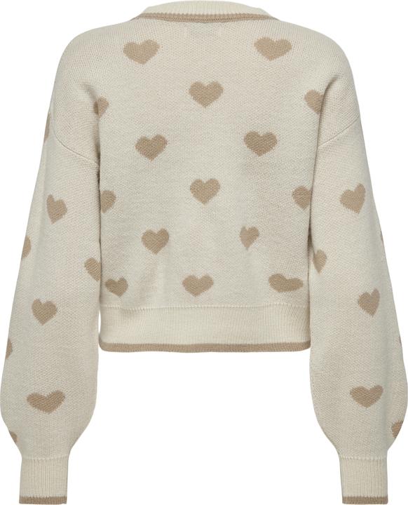 Immagine prodotto JdY Knit Fit Scollo rotondo Polsini a coste Pullover Maglione lavorato a maglia (XL)