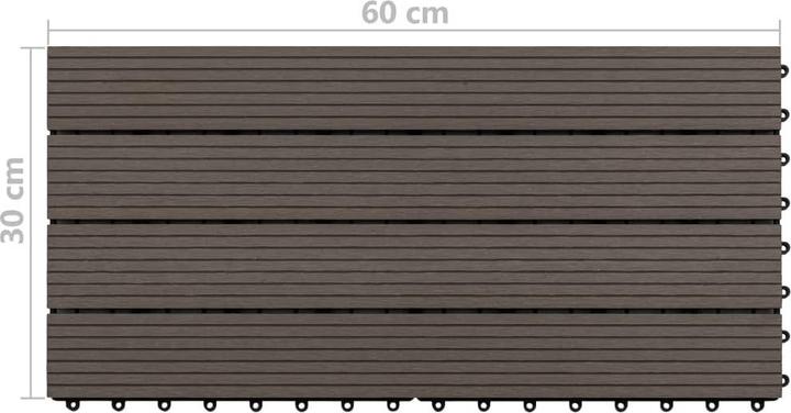 Actual product image vidaXL Cinnamon (6x, 60 x 30 cm)