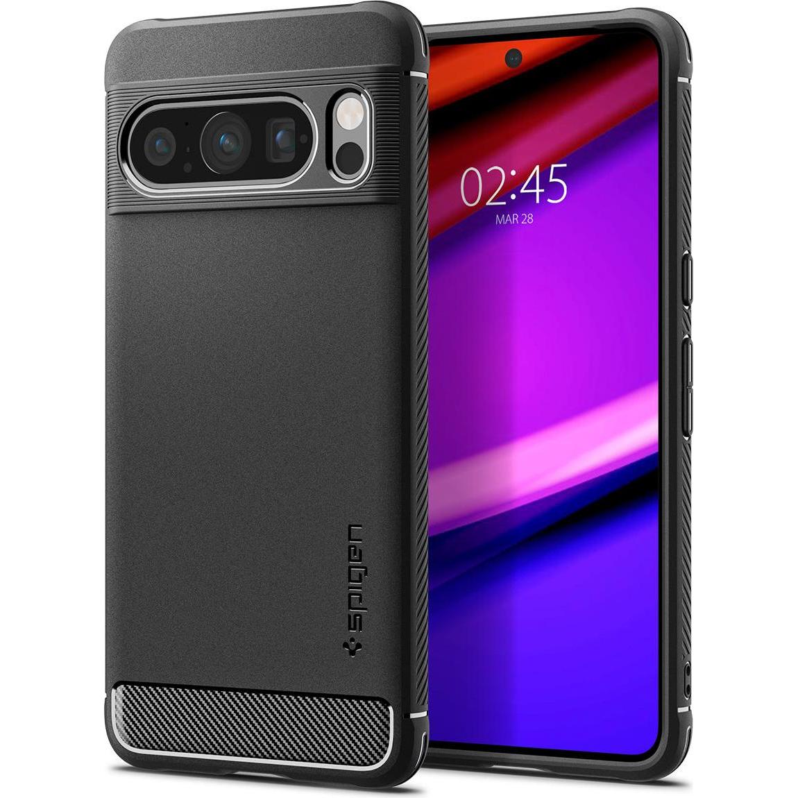 Spigen Nero Rugged Armor (Google Pixel 8 Pro), Cover Smartphone,