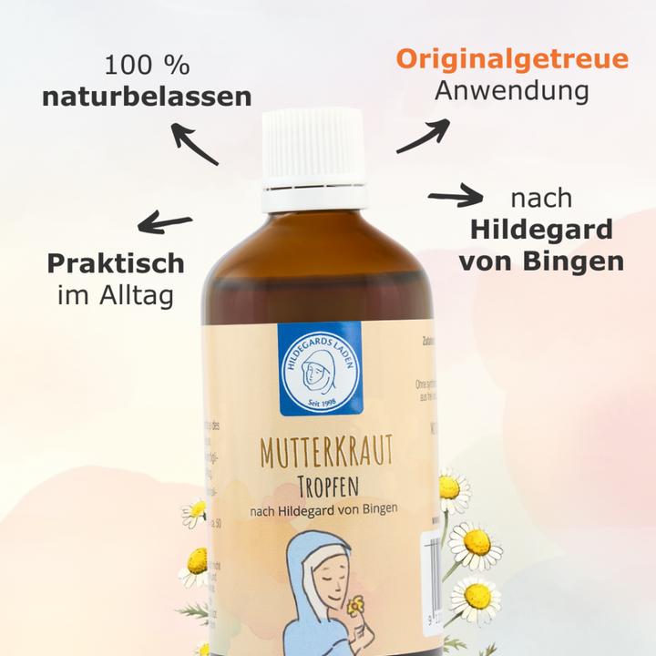 Produktbild Hildegards Laden Mutterkraut Tropfen 100ml (100 Stück, Tropfen)