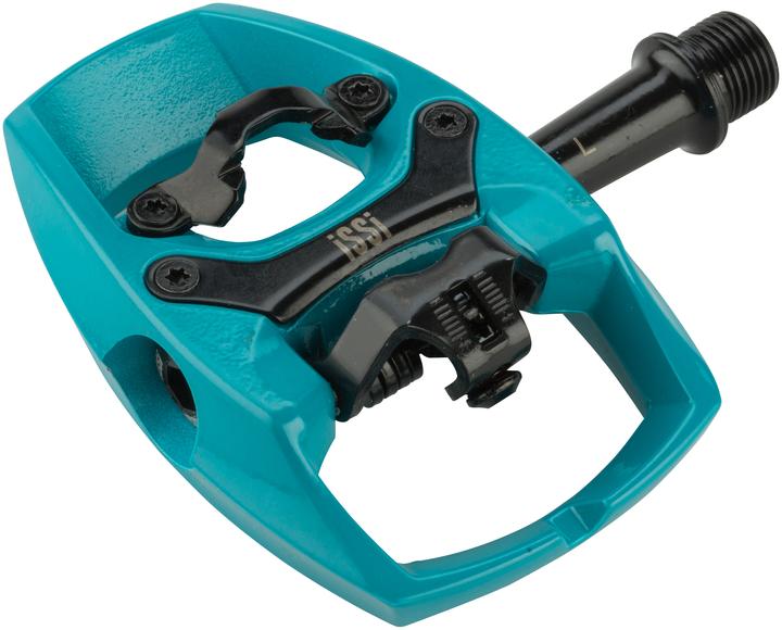 Produktbild iSSi Flip II SPD Hybridpedal für MTB/Trekking/City (Bearing/Bushing). Teal.