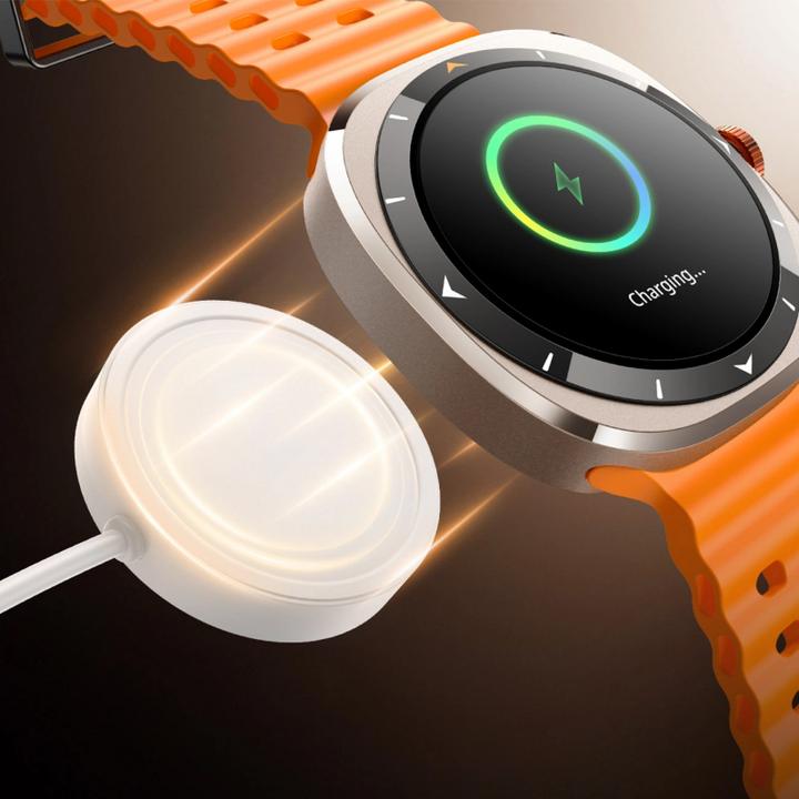 Actual product image Joyroom Venture Series JR-FV2 Smart Watch (Answer/Make Call) - Vitality Orange (47.50 mm)