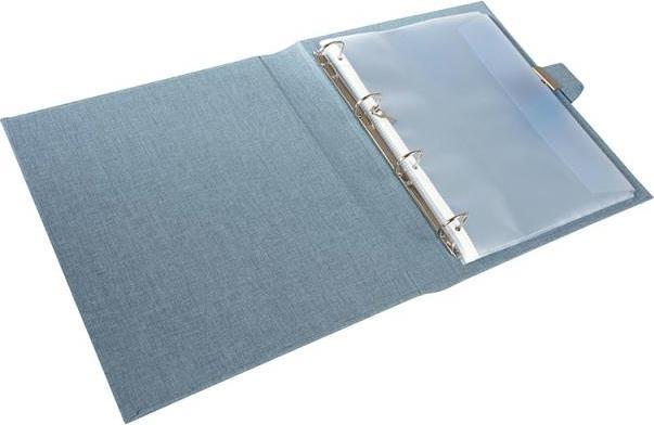 Produktbild Goldbuch Dokumentenmappe Summertime blau-grau, 4-Ring-Mechanik (1 x)
