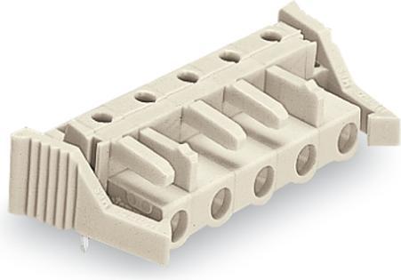 Actual product image Wago THT female connector angled.