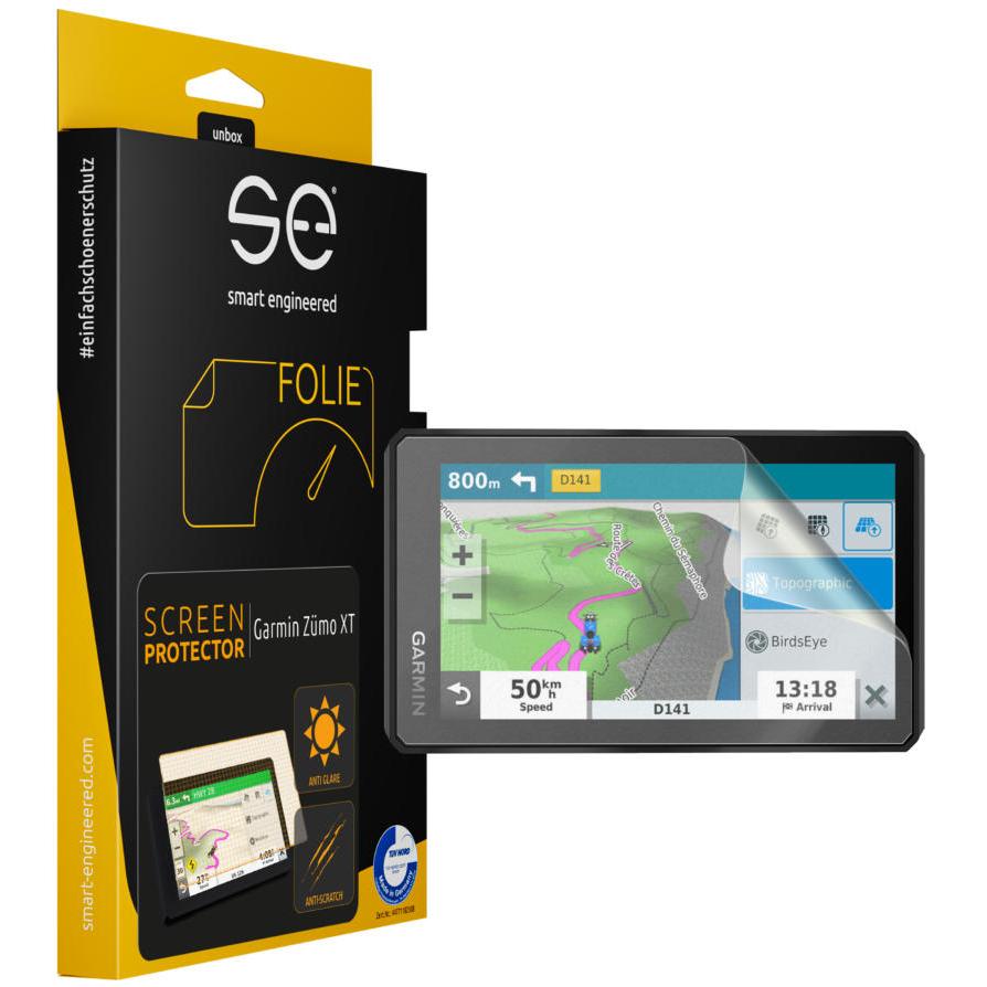 Smart Engineered, Fahrzeug Navigation Zubehör, se Entspiegelte 3D Navi Schutzfolie (VPE 2) für Garmin Zumo XT