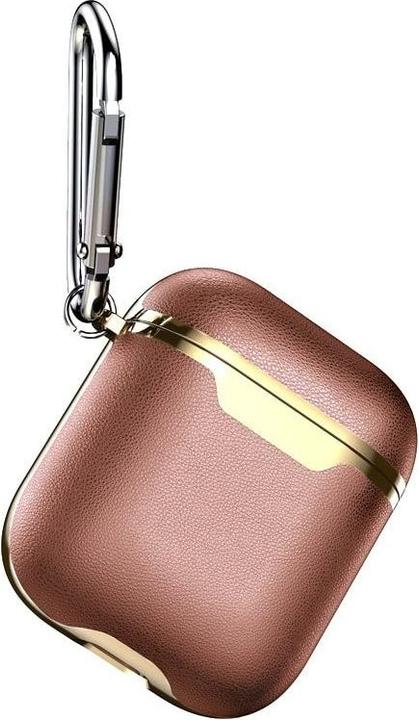 Produktbild JTI Schutzhülle für AirPods Case - Braun / Gold (Ladecase Hülle)