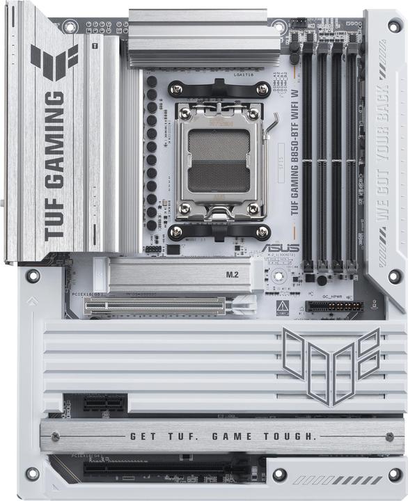 Actual product image ASUS MB TUF GAMING B850-BTF WIFI W (AM5, AMD B850, ATX)