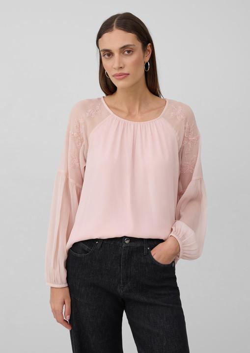 Immagine prodotto s.Oliver Bluse Leichte Chiffon-Bluse mit Schmuck-Applikation (38)